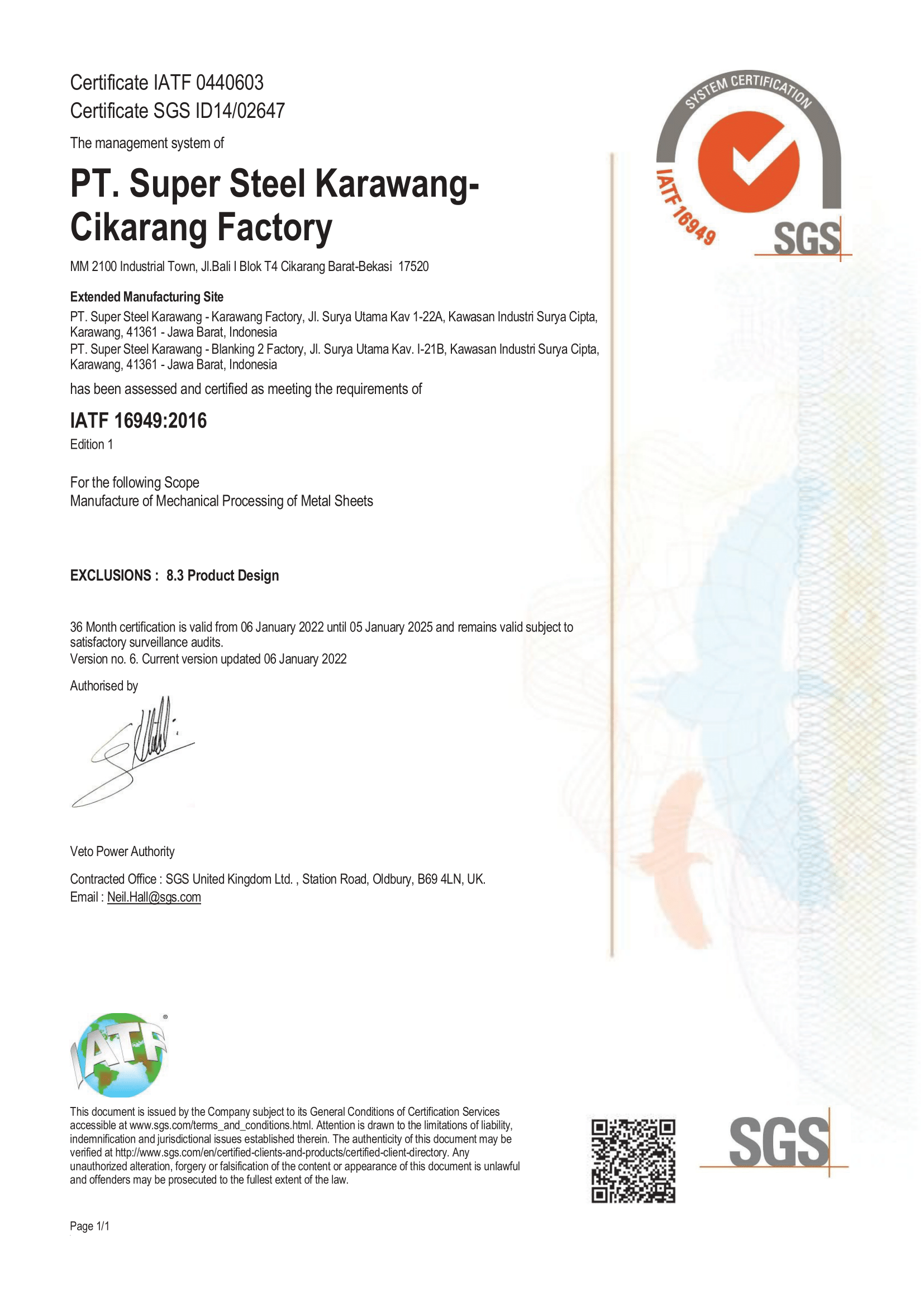 certification 2
